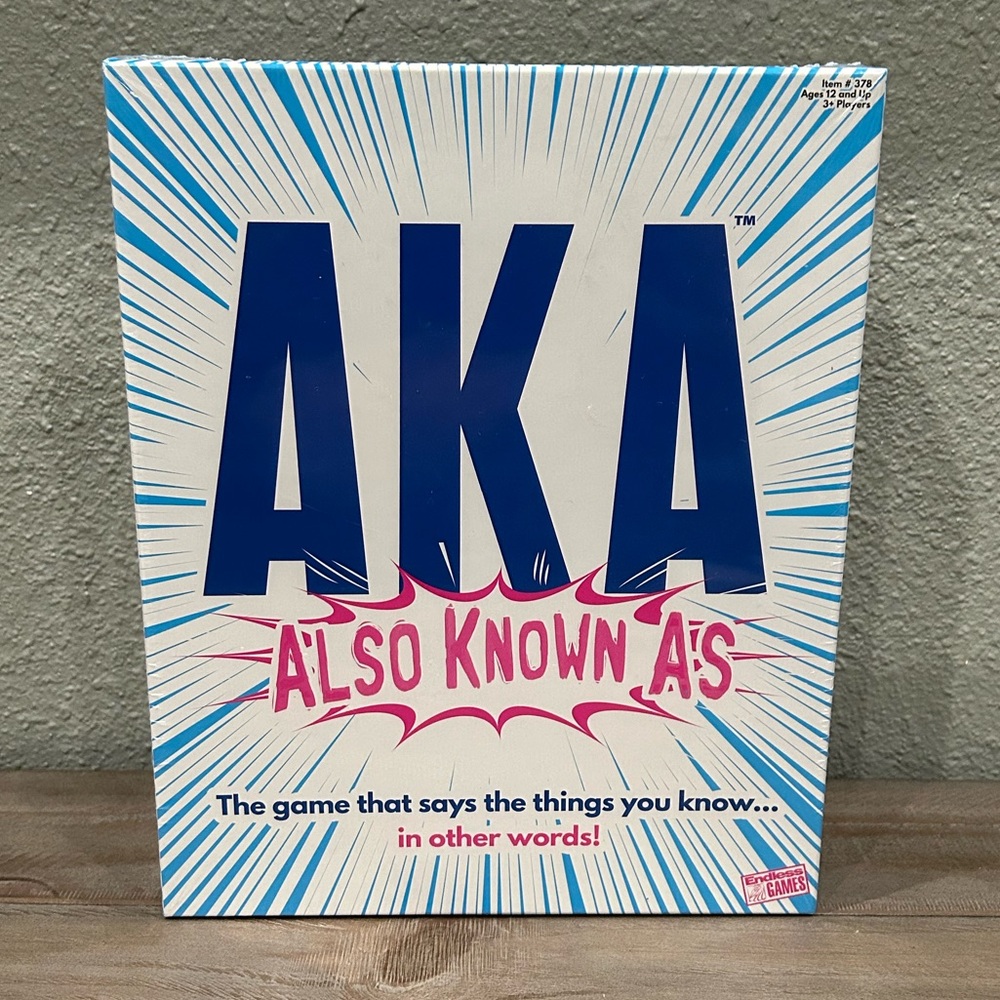 Brand New Sealed AKA (Also Known As) Board Game